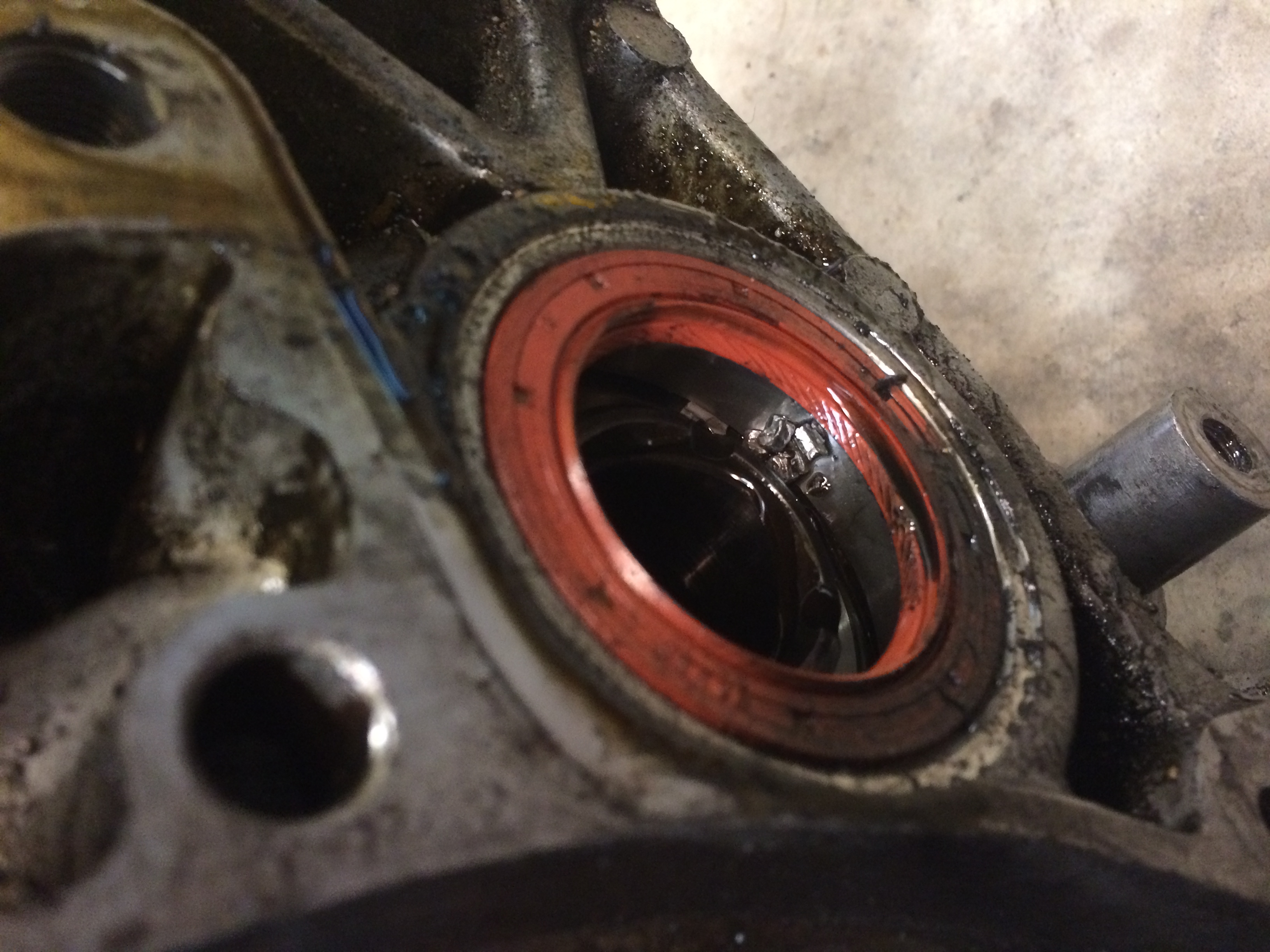 Honda accord cracked transmission case #4