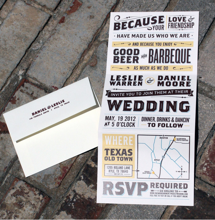 Daniel & Leslie Wedding Invitations & Collateral