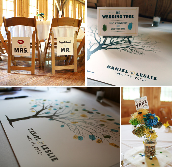 Daniel & Leslie Wedding Invitations & Collateral